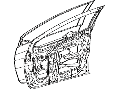 Toyota 67001-52610 Panel Sub-Assembly, Front D