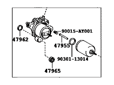 Toyota 47070-52020 Pump Assembly