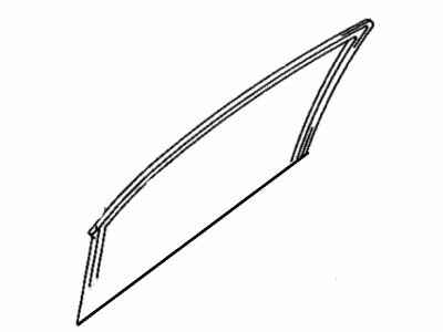Toyota 68141-12311 Run Channel