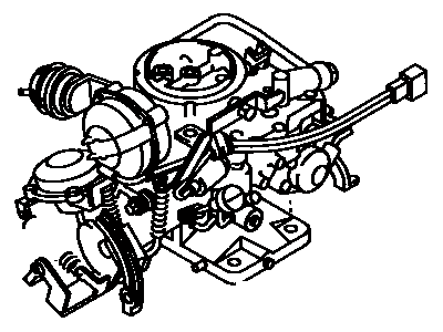 Toyota 21100-16350 CARBURETOR Assembly