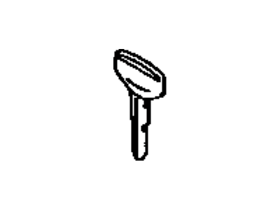 Toyota 90999-00130 Key, Blank