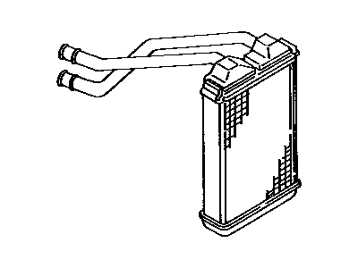 Toyota 87107-12410 Unit Sub-Assy, Heater Radiator