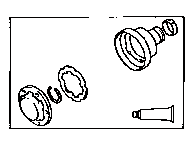 Toyota 04373-12010 Universal Boot Kit