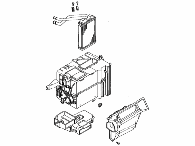 Toyota 87150-12490 Heater Assembly
