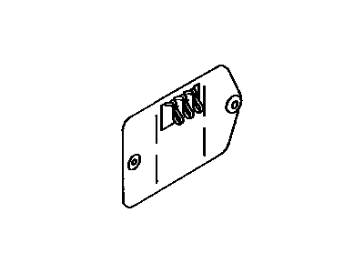 Toyota 69555-20010 Cover, Key