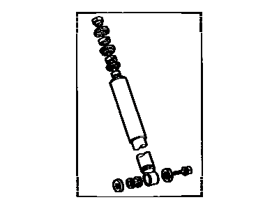 Toyota 48531-19465 Shock Absorber Assembly Rear Left