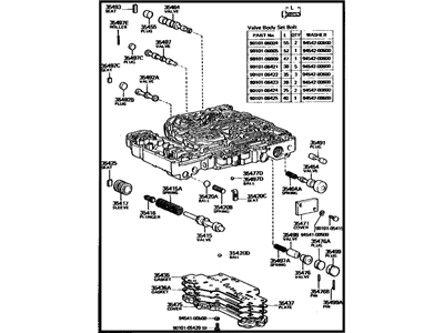 Toyota 35420-30040 Body Assy, Lower Valve