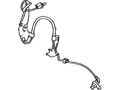 Lexus 89543-33100 Sensor, Speed, Front LH