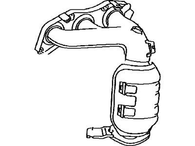 Lexus 17150-0P300 Exhaust Manifold Assembly