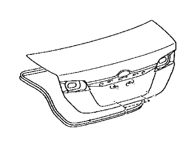 Toyota 64401-06560 Trunk Lid