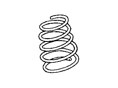 Toyota 48131-06C90 Spring, Coil, Front RH