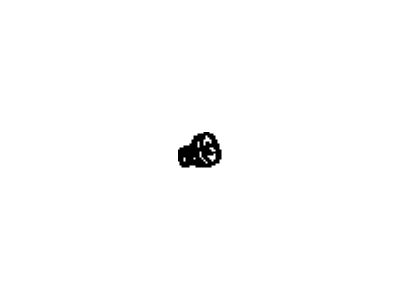 Toyota 90341-14015 Plug, Straight Screw
