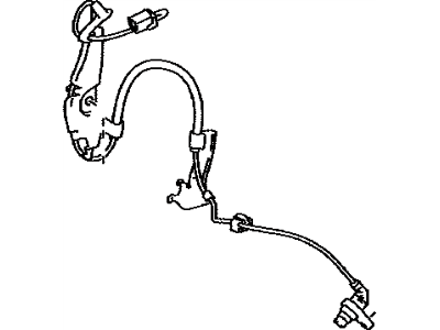 Lexus 89542-33110 Sensor, Speed, Front RH