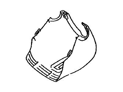 Toyota 45287-06220-C0 Lower Column Cover