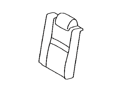 Toyota 71078-06640-A1 Seat Back Cover