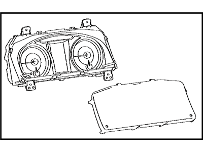 Toyota 83800-0X830 Instrument Cluster