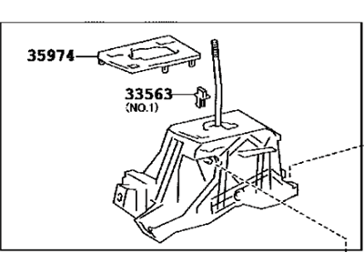 Toyota 33560-06250 Gear Shift Assembly