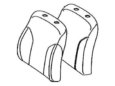 Toyota 71558-52D40-C2 Seat Back