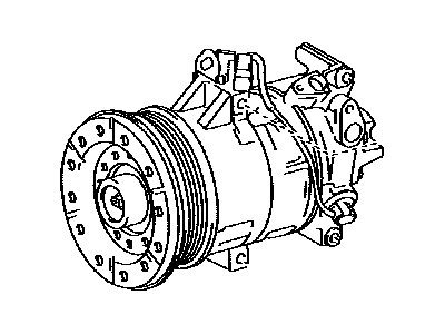 Toyota 88310-42530 Compressor Assembly, W/P