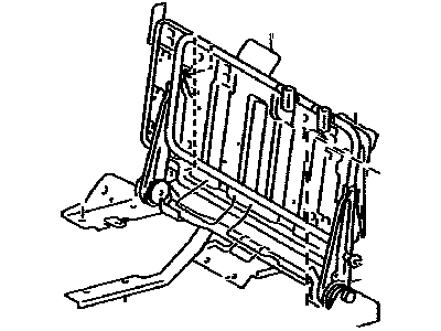 Toyota 71018-52391 Seat Back Frame
