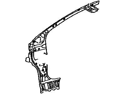Toyota 61023-52120 Inner Pillar