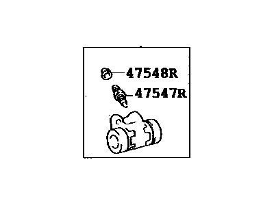 Toyota 47550-02100 Wheel Cylinder