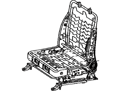 Toyota 71120-21060 Frame Assy, Front Seat W/Adjuster, LH