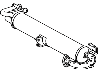 Toyota 17430-16130 Muffler