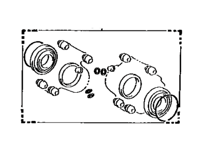 Toyota 04479-32021 Caliper Overhaul Kit