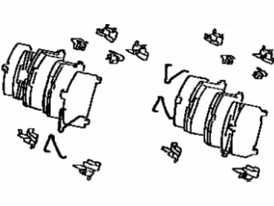 Toyota 04465-YZZA2 Brake Pad