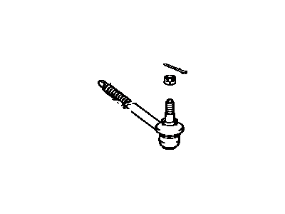 Toyota 45046-19155 End Sub-Assembly, Tie Rod