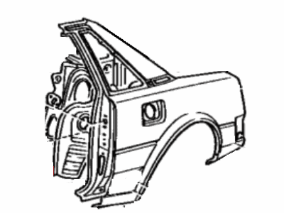 Toyota 61632-17900 Wheelhouse