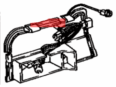 Toyota 81555-17031 Socket & Wire