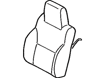 Toyota 71073-0ZB00-B1 Seat Back Cover