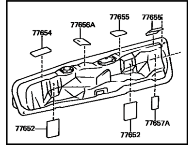 Toyota 77001-19505 Tank Assy, Fuel