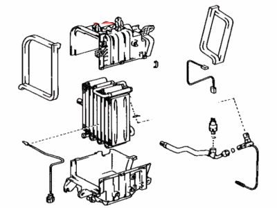 Toyota 88510-17120 Evaporator Assembly