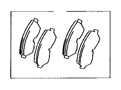 Toyota 04465-14370 Pads