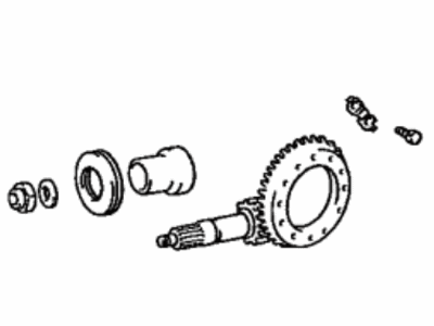 Lexus 41201-80008 Final Gear Kit,Differential