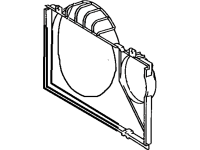 Toyota 16711-42060 Fan Shroud