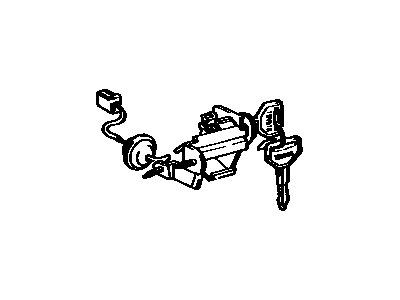 Toyota 69055-14292 Cylinder & Key Set, Back Door Lock