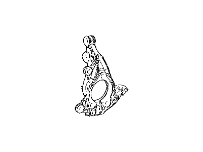 Toyota 43211-47040 Knuckle, Steering, RH