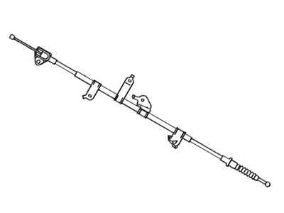 Toyota 46420-47120 Rear Cable