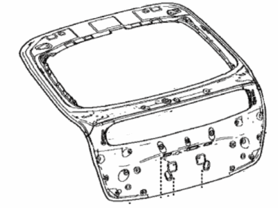 Toyota 67005-47451 Lift Gate