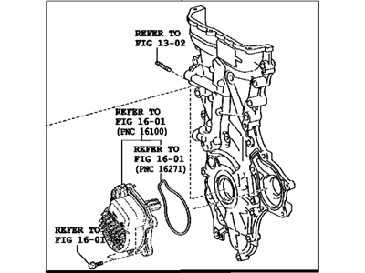 Toyota 11310-37100 Front Cover
