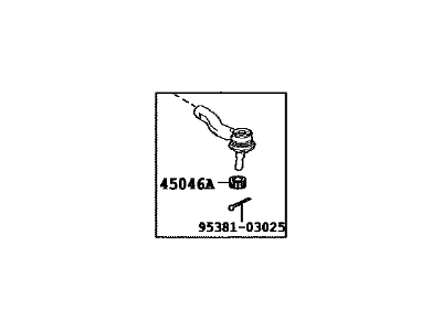 Toyota 45047-49195 Outer Tie Rod