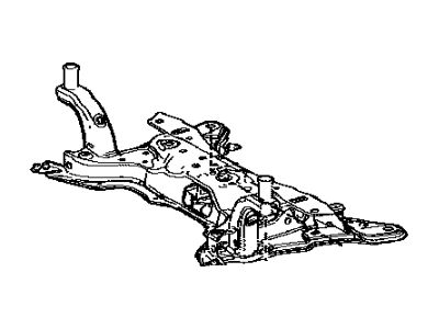 Toyota 51201-47070 CROSSMEMBER Sub-Assembly