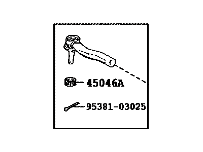 Toyota 45046-49255 Outer Tie Rod