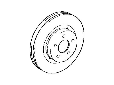 Toyota 43512-47060 Rotor