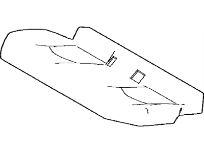 Toyota 71075-47840-B0 COVER SUB-ASSY, RR S