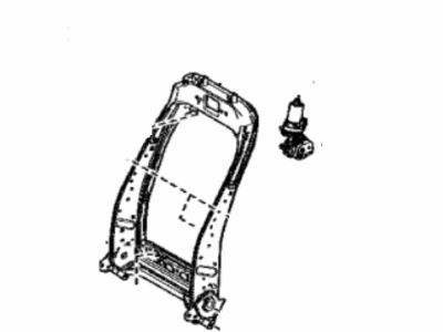 Toyota 71014-33410 Seat Back Frame